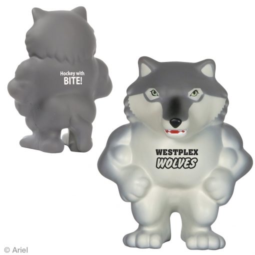 Wolf Mascot Stress Reliever-1