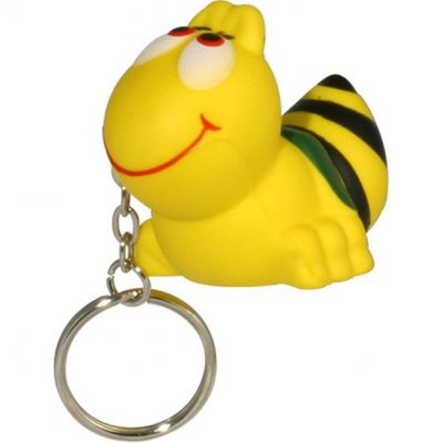 Bee Stress Reliever Key Chain