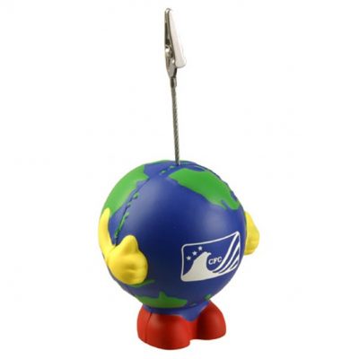 Earthball Man Stress Reliever Memo Holder-1