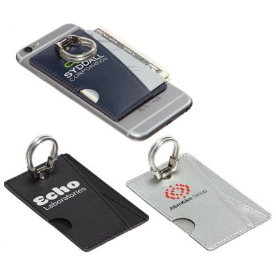 Aspen Phone Wallet with Finger Ring + Car Vent Mount-1