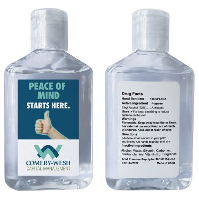 Defender 3.4 oz Hand Sanitizer with Vitamin E-1