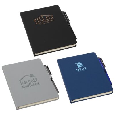 Quorum Soft Touch Journal with Matching Color Gel Pen