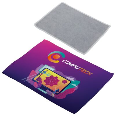 Quick Clean Dual Sided Microfiber Cloth : Full Color