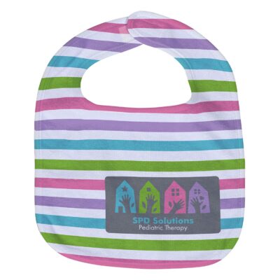 Silk Touch Baby Bib 10" x 13" 360GSM Poly/Cotton - Full Color-1