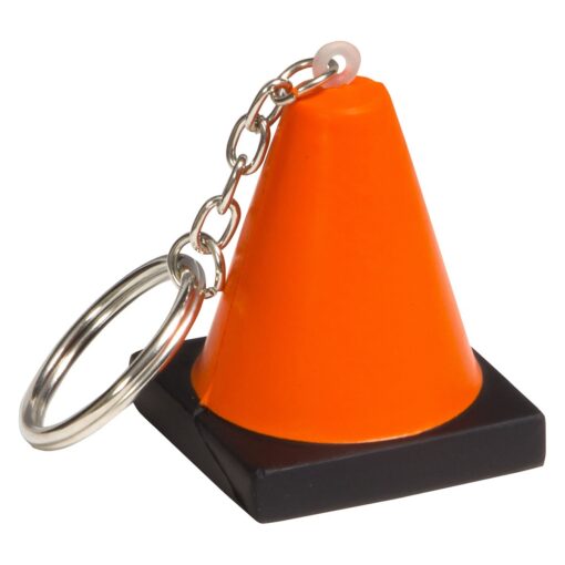 Construction Cone Stress Reliever Key Chain-2