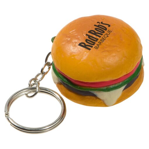 Hamburger Stress Reliever Key Chain-3