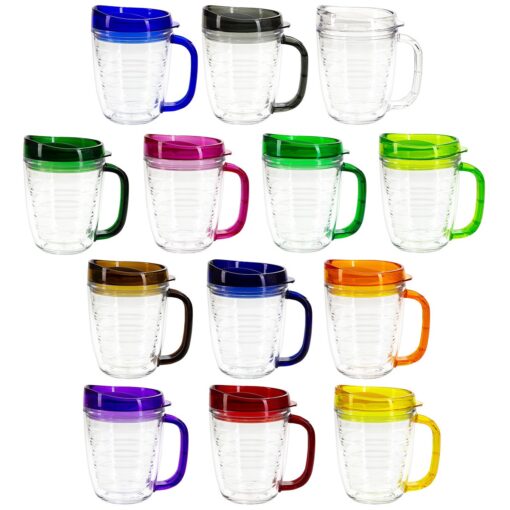 Lakeshore 12 oz Tritan® Mug with Translucent Handle + Lid-2