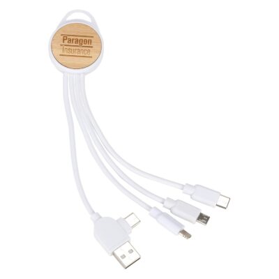 Bamboo 3-in-1 6" Charging Cable-1