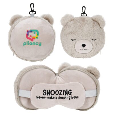 Comfort Pals™ Bear 2-in-1 Pillow Sleep Mask-1