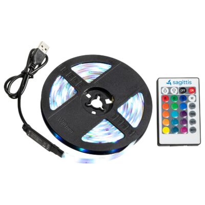 Gig 9.8 ft. 90-LED Light Strip with Remote Control-1