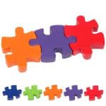 3-Piece Connecting Puzzle Set Stress Reliever - 3