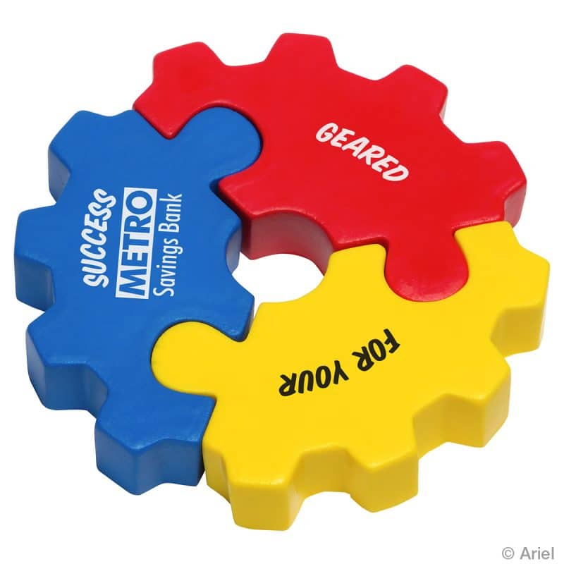 3 Piece Gear Puzzle Set Stress Reliever - 2