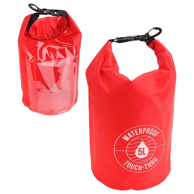 5-Liter Waterproof Gear Bag With Touch-Thru Pouch - 8
