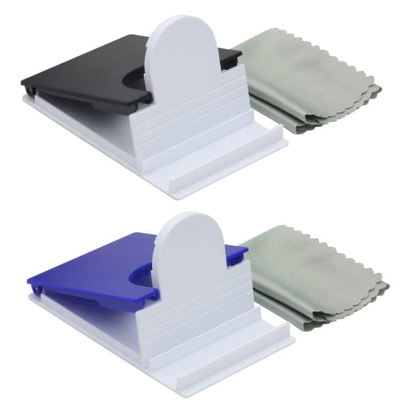 5" x 5" Microfiber Cloth with Phone Holder - 1