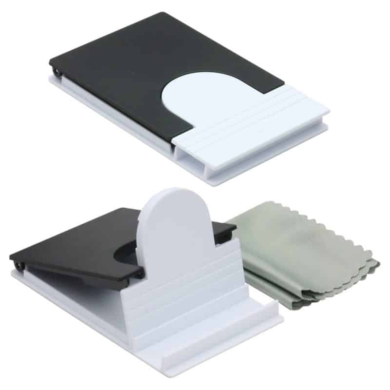 5" x 5" Microfiber Cloth with Phone Holder - 3