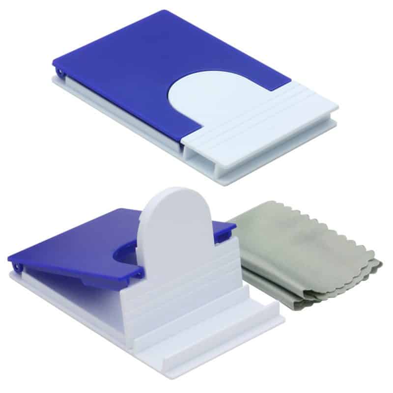 5" x 5" Microfiber Cloth with Phone Holder - 5
