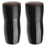 Adriano 12 oz Double-wall Ceramic Tumbler with Wood Lid - 3