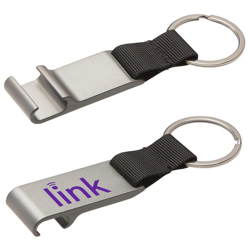 Aluminum Bottle Opener with Key Ring - 6
