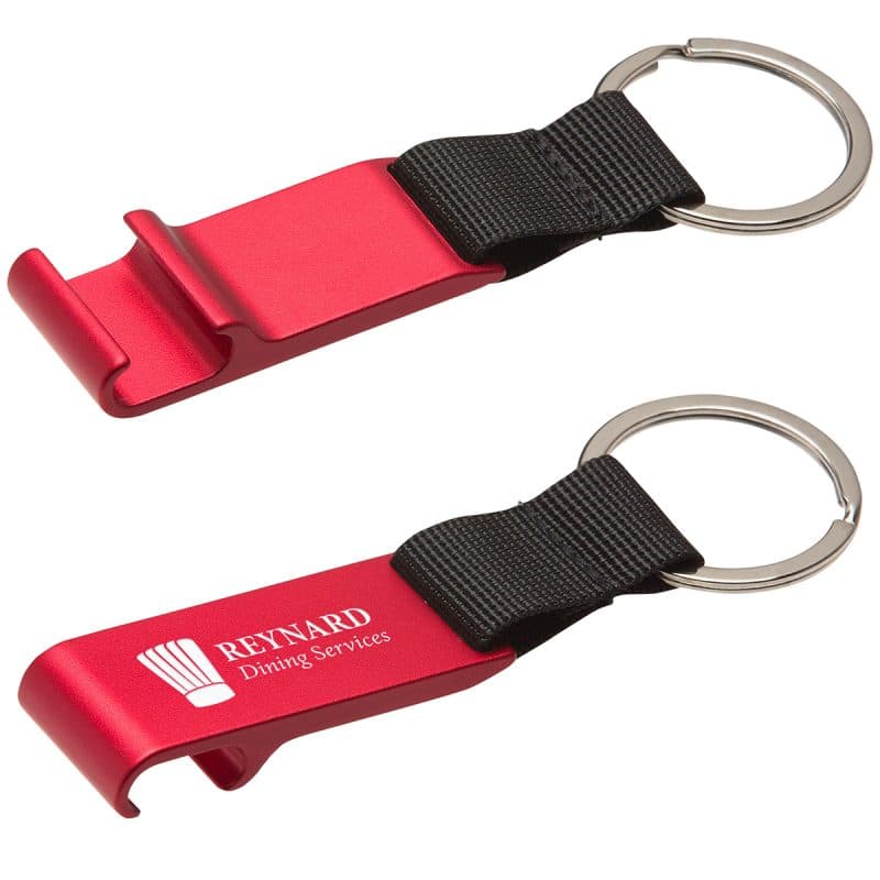 Aluminum Bottle Opener with Key Ring - 8