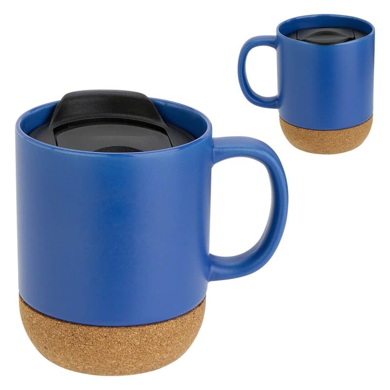 Balsamo 12 oz Ceramic Mug with Cork Base - 5