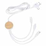 Bamboo 3-in-1 39" Charging Cable - 1
