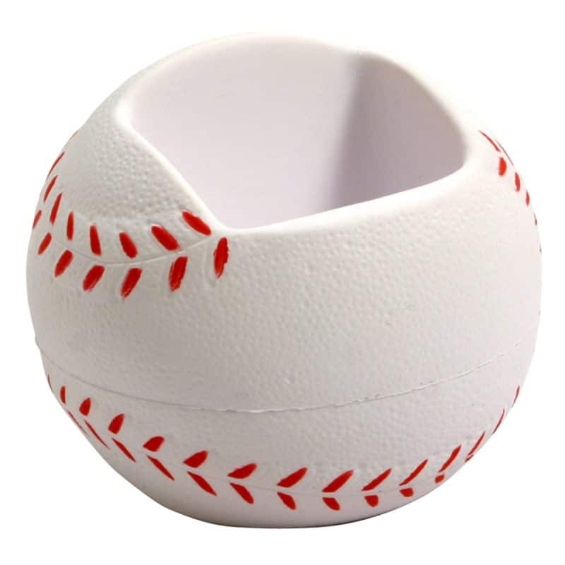 Baseball Stress Reliever Desktop Bin - 3