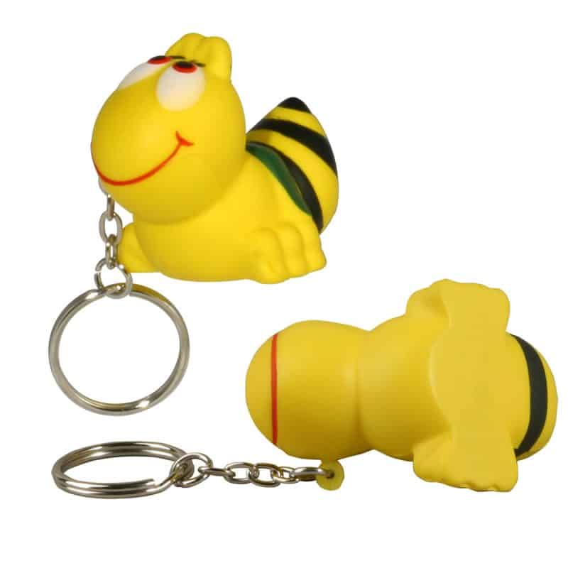 Bee Stress Reliever Key Chain - 3