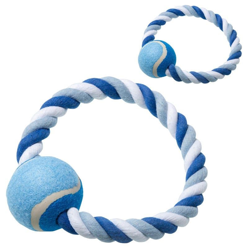 Circlet Rope Ring & Ball Pet Toy - 1