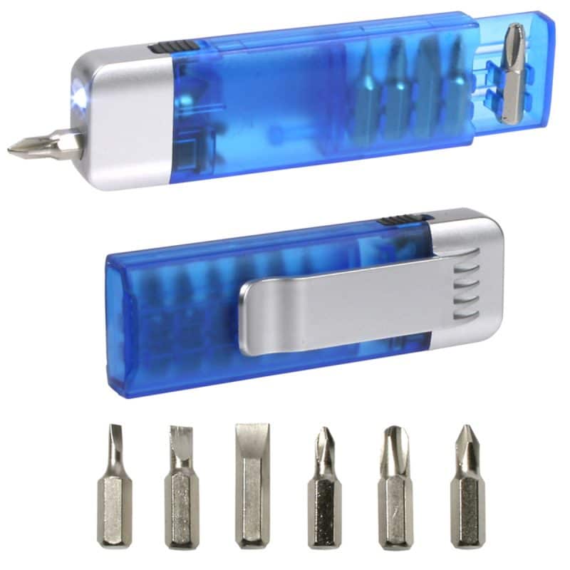 Clip-On Pocket Screwdriver Flashlight - 1