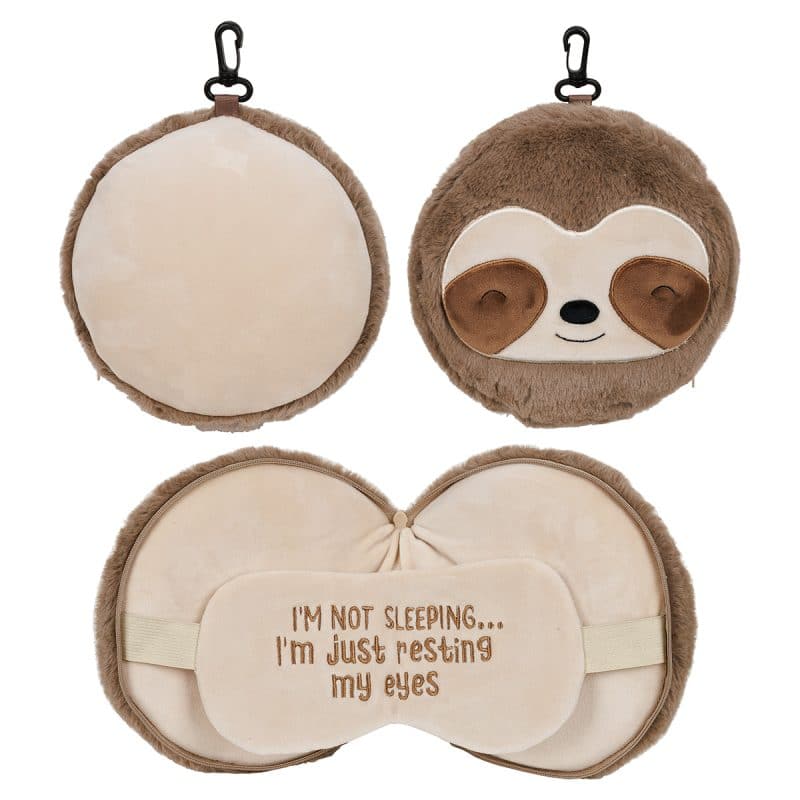 Comfort Pals™ Sloth 2-in-1 Pillow Sleep Mask - 1