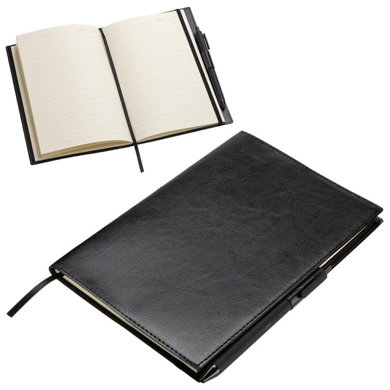 Conclave Refillable Leatherette Journal with Pen - 3