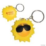 Cool Sun Stress Reliever Key Chain - 2