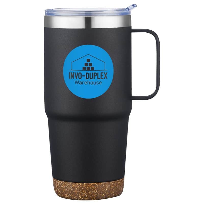 Cortina 24 oz Vacuum Insulated Travel Mug with Cork Base - 2