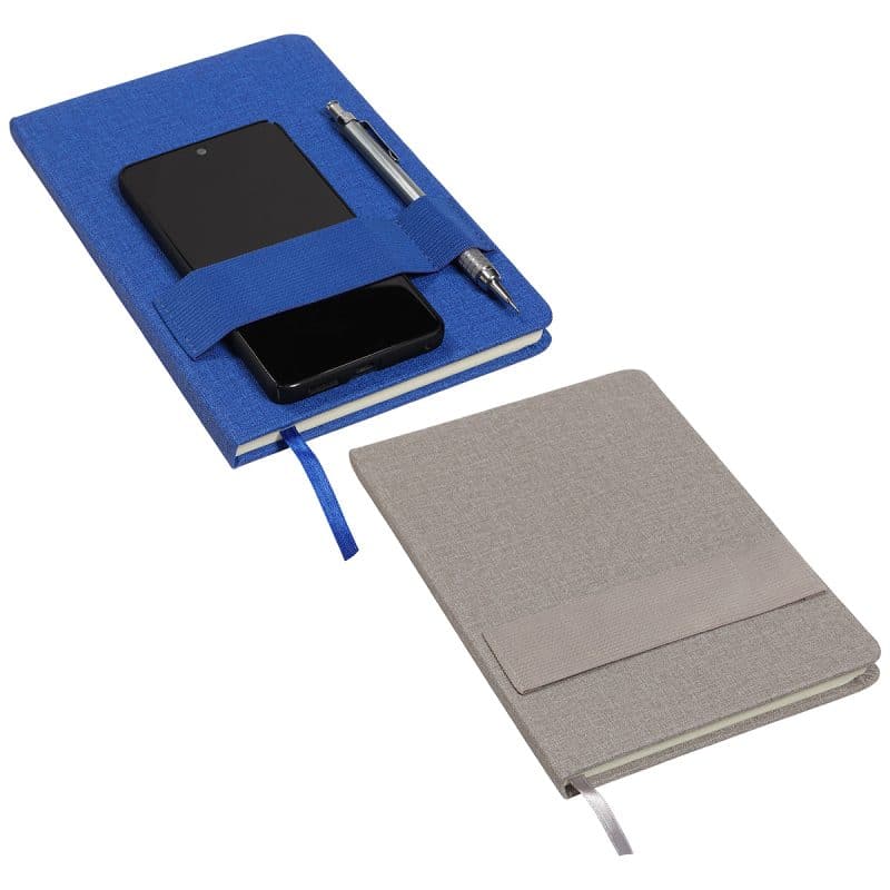 Council Textured Journal with Phone + Pen Holder - 1