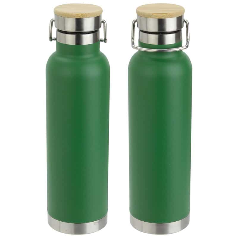 Cusano 22 oz Vacuum Insulated Stainless Steel Bottle with Bamboo Cap - 5