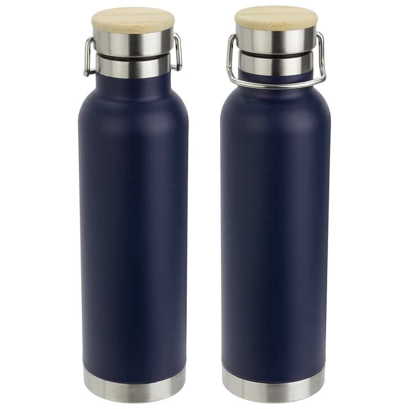 Cusano 22 oz Vacuum Insulated Stainless Steel Bottle with Bamboo Cap - 9
