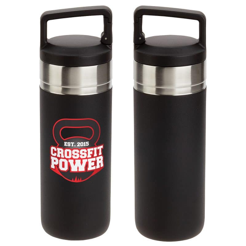 Dante 20 oz Vacuum Insulated Bottle with Carabiner Lid - 2