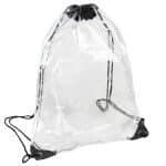 Diamond Clear TPU Drawstring Backpack - 1