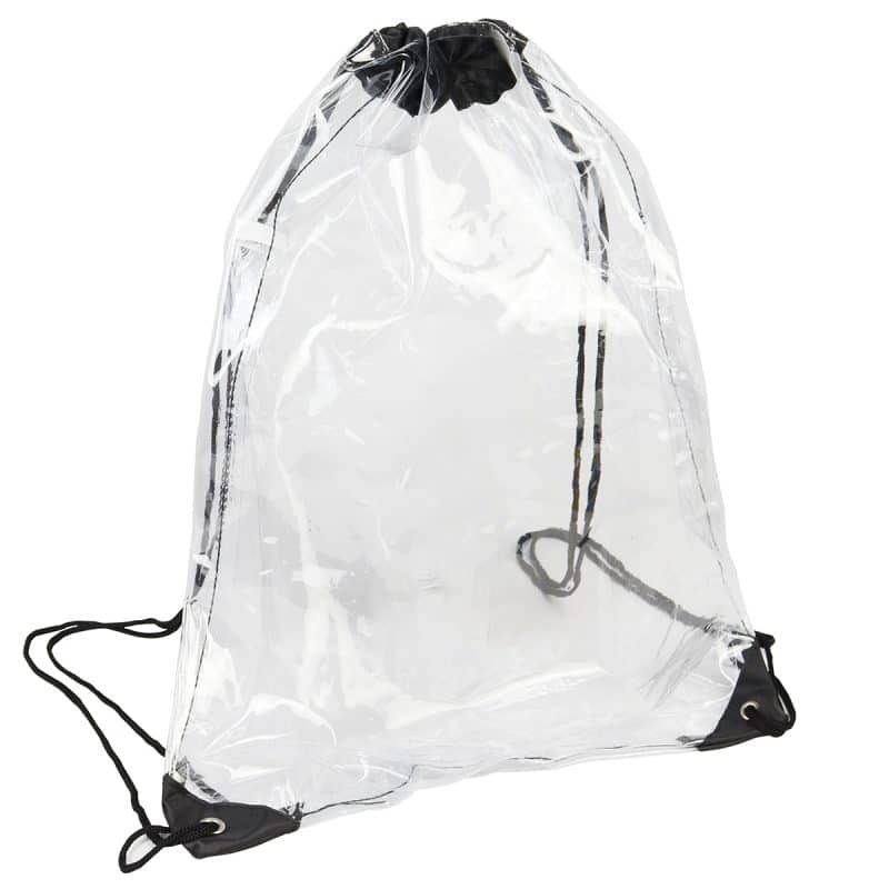 Diamond Clear TPU Drawstring Backpack - 1