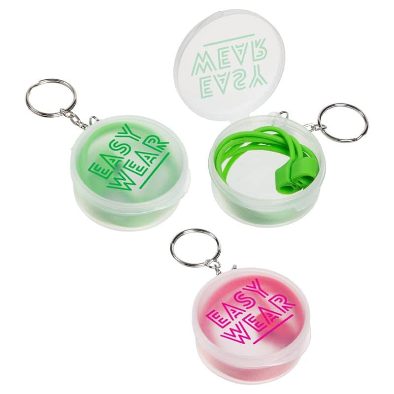 Easy-Wear Earbud/Glasses Holder