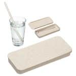 Eco Wheat Straw Kit With Cleaning Brush - 1