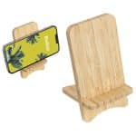 FSC® Bamboo Wireless Charger Portable Phone Stand - 1