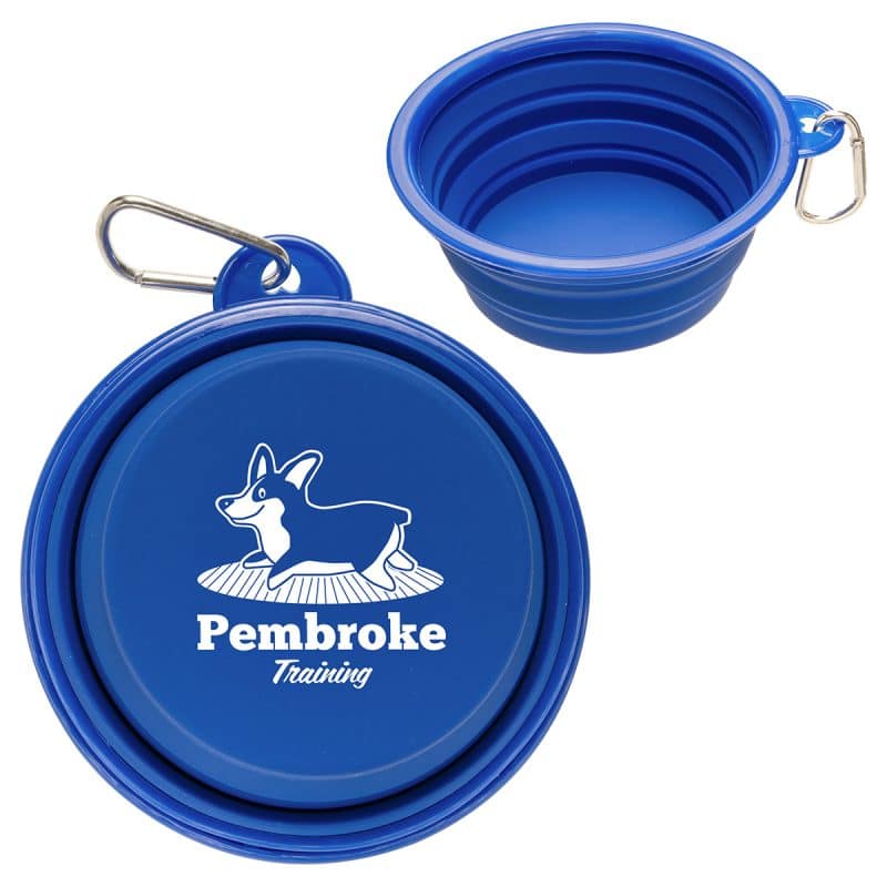 Feed 'N Go Collapsible Pet Bowl with Carabiner - 2