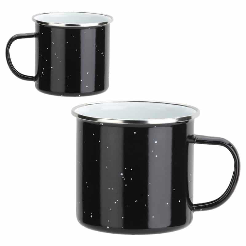 Foundry 16 oz Enamel-Lined Iron Coffee Mug - 5