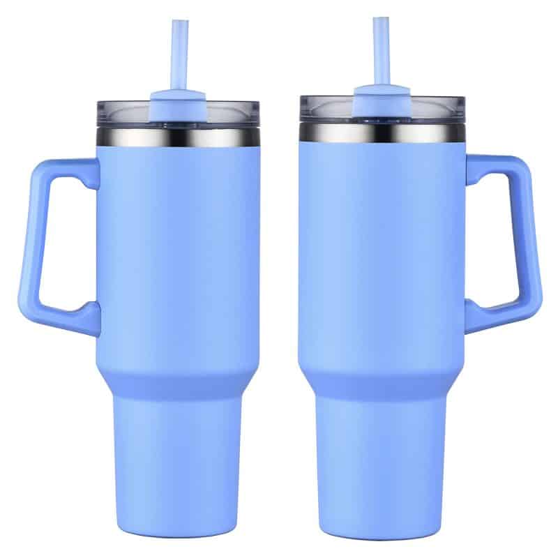 Genoa 40 oz Vacuum Insulated Travel Mug with Straw - 3