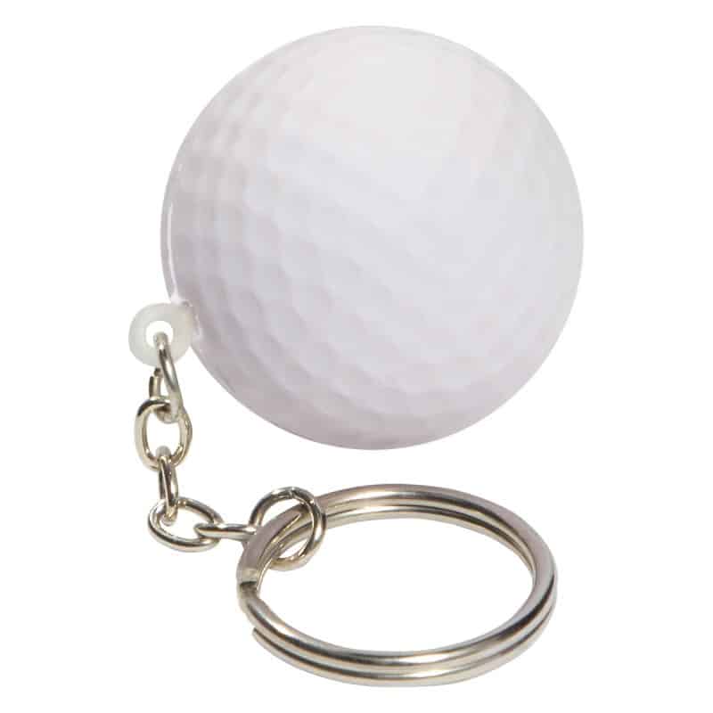 Golf Ball Stress Reliever Key Chain - 3