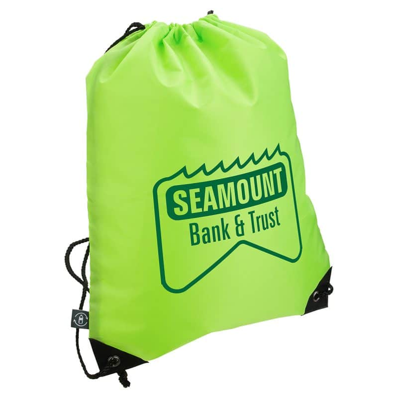 Grab 'N Go RPET Budget Drawstring Backpack - 6