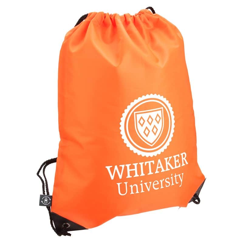 Grab 'N Go RPET Budget Drawstring Backpack - 8