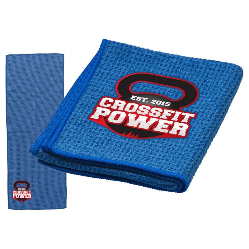 Gridiron 12" x 32" Waffle Microfiber Sports Towel - 2
