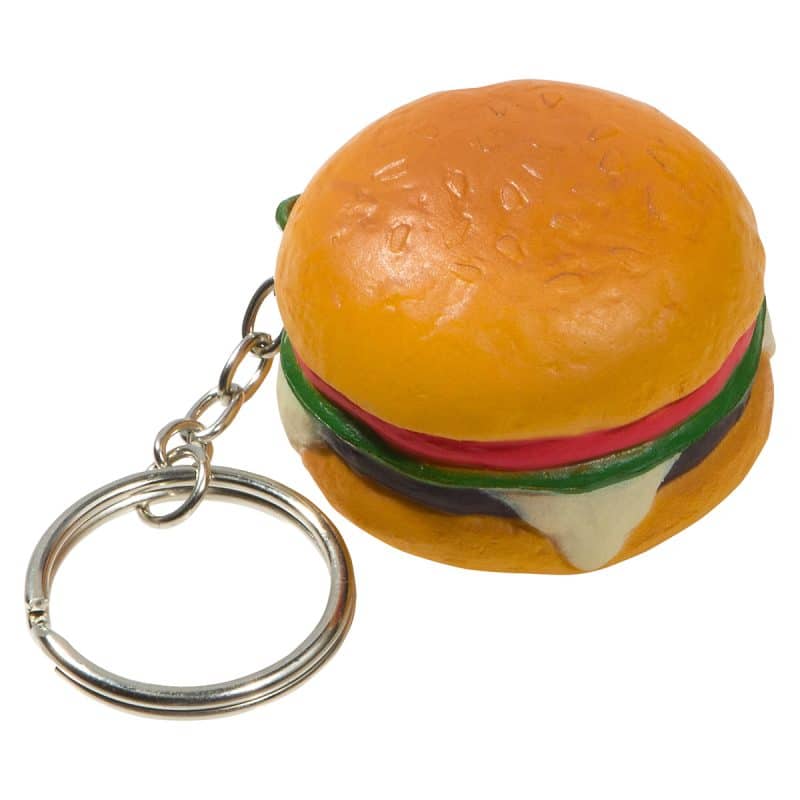 Hamburger Stress Reliever Key Chain - 1